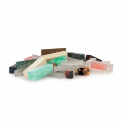 Acrylic Turning Stock Grab Bag Assorted Sizes and Colors 3 lb