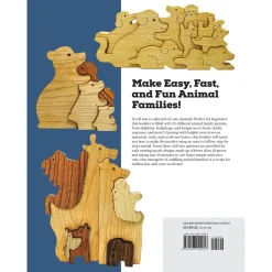 Adorable Animal Family Puzzles in Wood