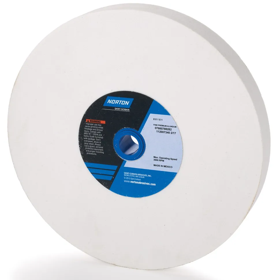 Aluminum Oxide Grinding Wheel 8" x 1"x 1" 100 Grit