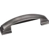 Annadale Pillow Top Cup Pull, 96 mm C/C, Brushed Pewter