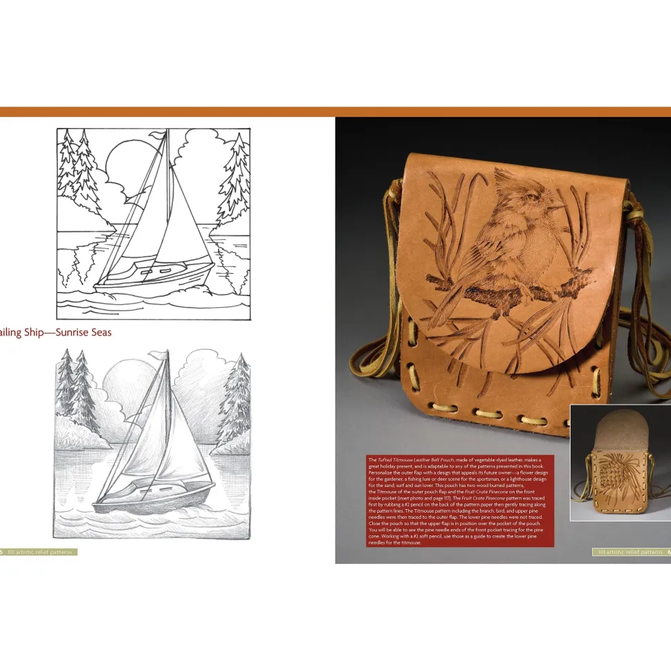 101 Artistic Relief Patterns for Woodcarvers, Woodburners and Crafters