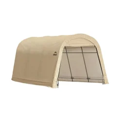 Auto Shelter 10' x 15' x 8' RoundTop Instant Garage, Sandstone