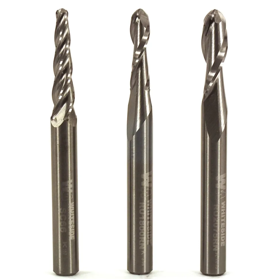 Ball Nose CNC Router Bits 1/4" SH