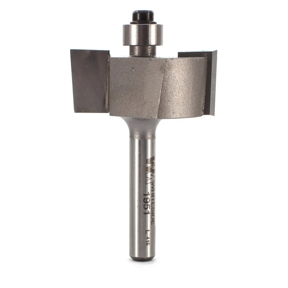 1951 B2 Bearing Rabbet Router Bit 1/4" SH 1-3/8" D x 1/2" CL x 1/2" CD