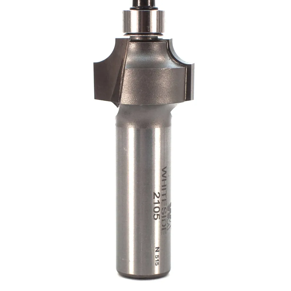 2105 Beading Router Bit 1/2" SH 3/16" R X 7/8" D X 1/2" CL
