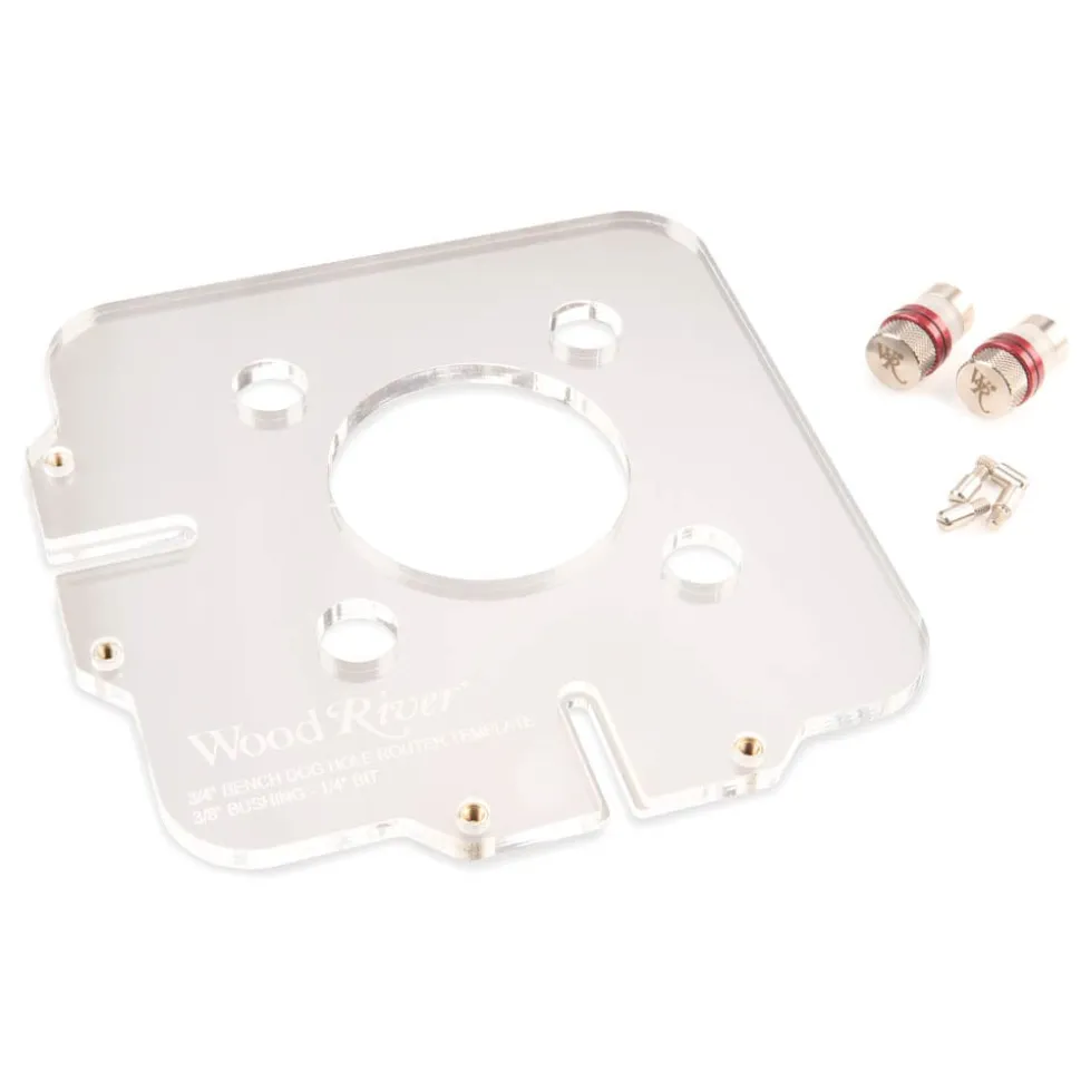 3/4" Bench Dog Hole Router Template