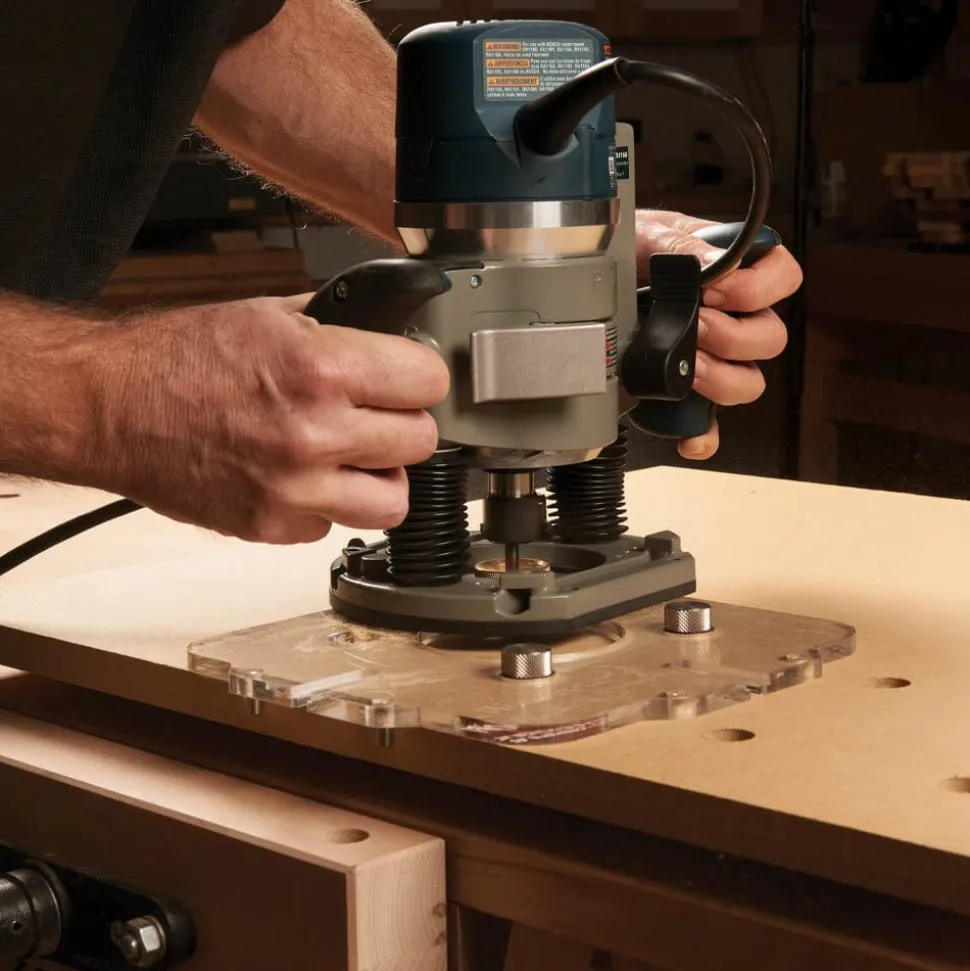 3/4" Bench Dog Hole Router Template