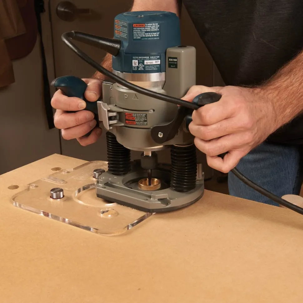 3/4" Bench Dog Hole Router Template