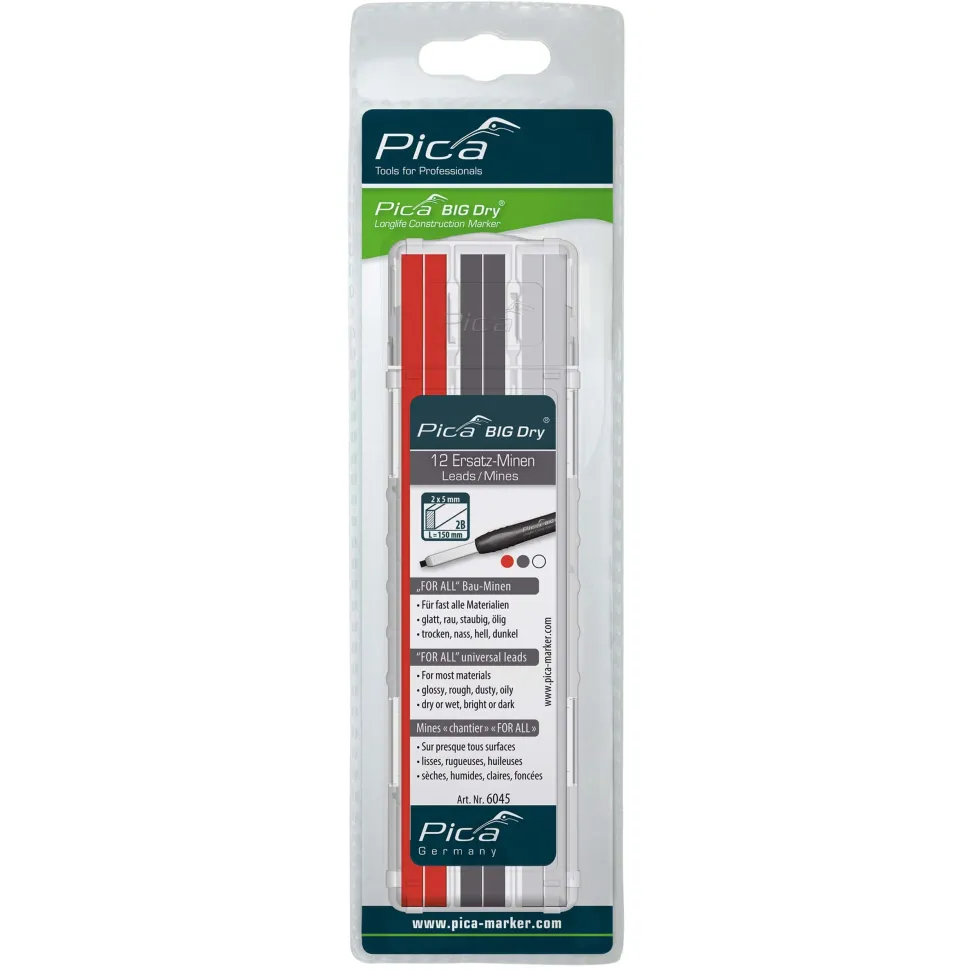 BIG Dry Graphite Refill 12 Piece