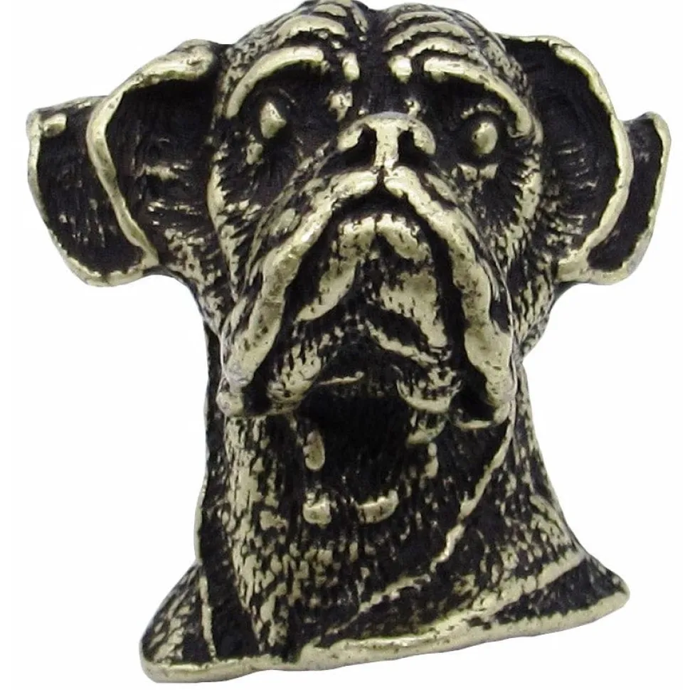 Boxer Knob Brass Oxide