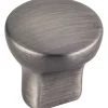 Brenton Knob 1" Dia Brushed Pewter