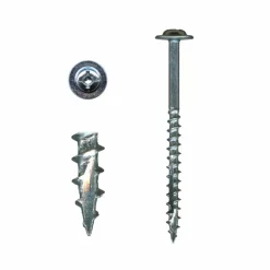 Cabinet Installation Screws #10 Combo Drive Washer Head White Zinc 100 Piece