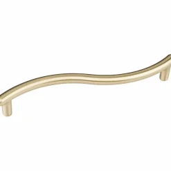 Capri Pull, 128 mm C/C, Brushed Brass