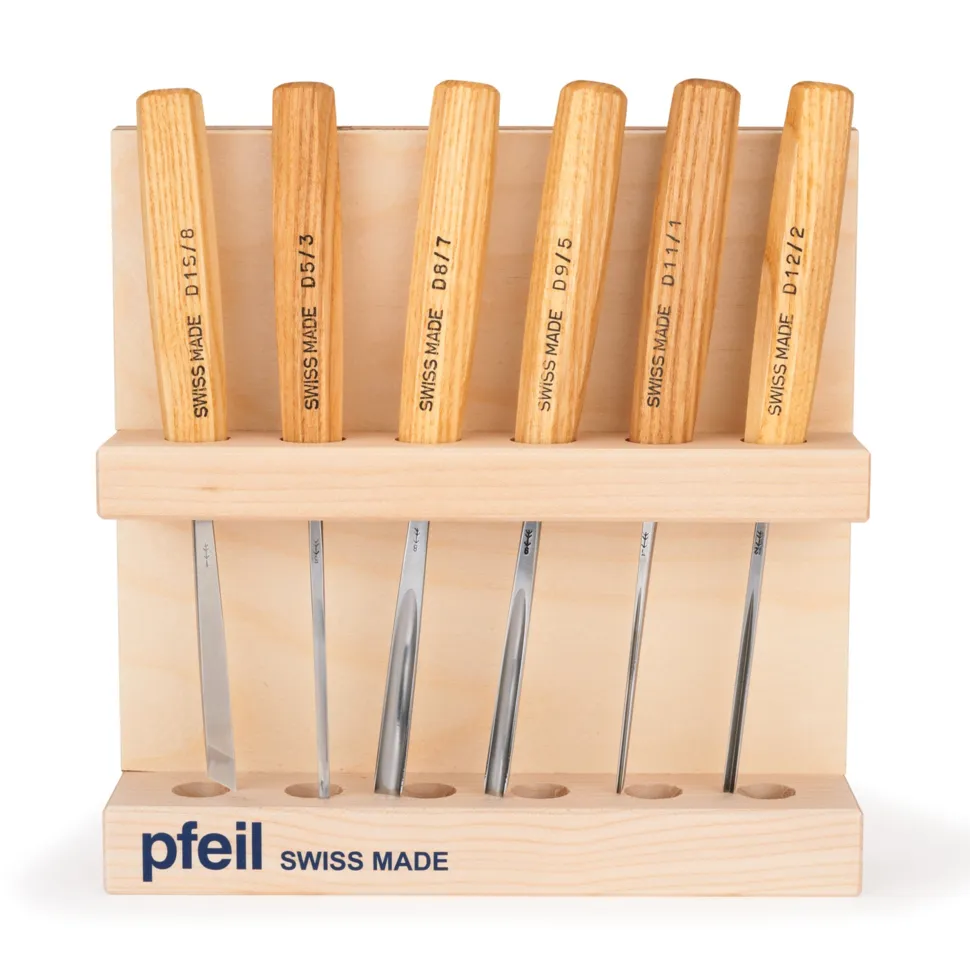 Carving Tool Intermediate Size Set B 6 piece