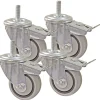 Casters Set for Universal Steel Stand 4 Pack