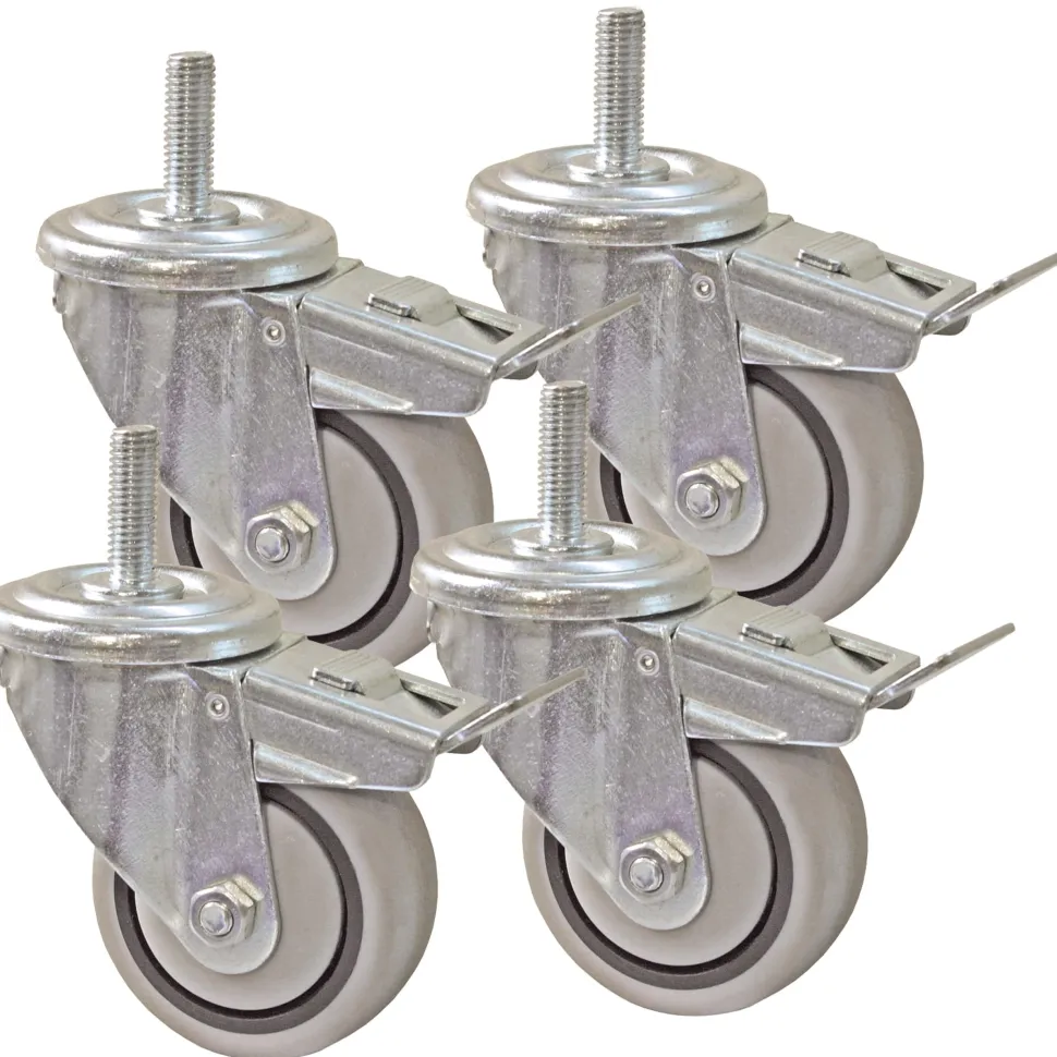 Casters Set for Universal Steel Stand 4 Pack
