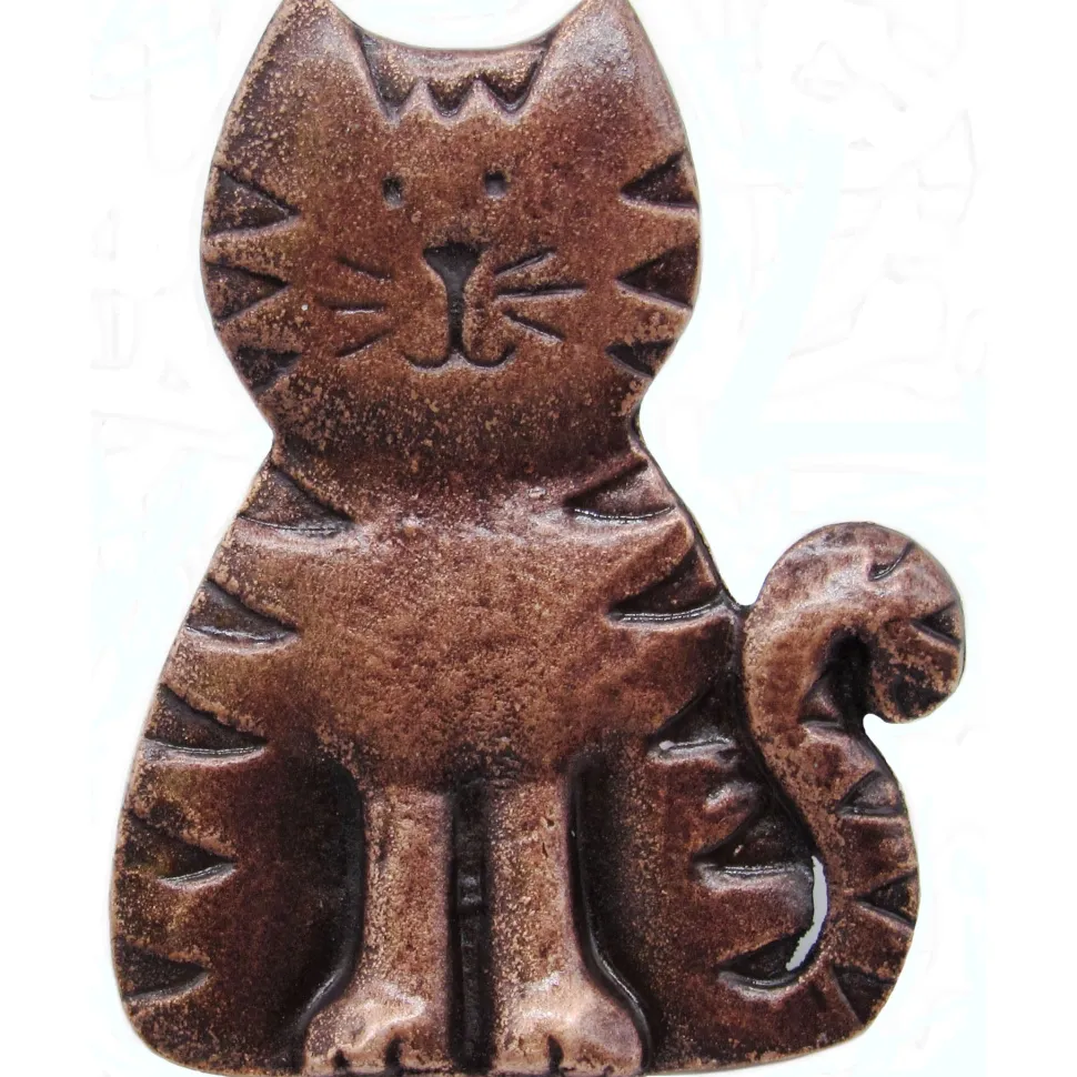 Cat Pull, Antique Copper, Model 097AC