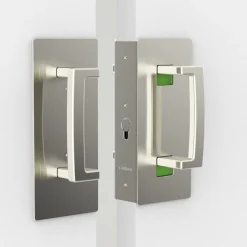 Cavity Sliders CL400 ADA Magnetic Pocket Door Handle for 1-3/4" Door Bright Chrome RH Snib