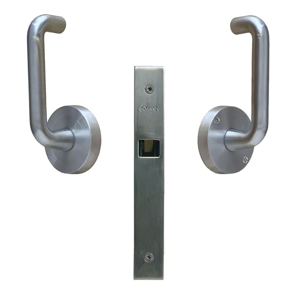 Cavity Sliders CL100 Pocket Door Lever – Satin Chrome – Fits 1-3/8" Thick Door