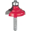 38-504 Classical Bold Cove And Round Router Bit 1/4" SH 1-1/2" D 11/16" CL 1/4" R