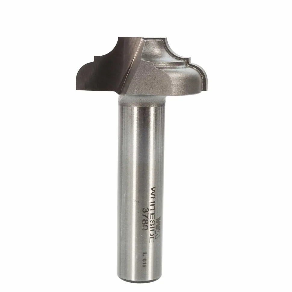 3780 Classical Flat Bottom Router Bit 1/2" SH 13/64" R 1-3/8" D X 9/16" CL X 2-1/2" OL