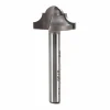 3730 Classical Round Bottom Router Bit 1/4" SH 3/16" R 7/8" D X 1/2" CL X 2" OL