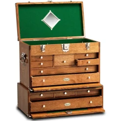 Classic Tool Chest and Base Set in American Cherry