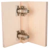 Clip Top Hinges for Face Frame Cabinets Partial Overlay 110 Degree with BLUMOTION 1 Pair