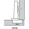 Clip Top Hinges for Frameless Cabinets Full Overlay 110 Degree with BLUMOTION 1 Pair