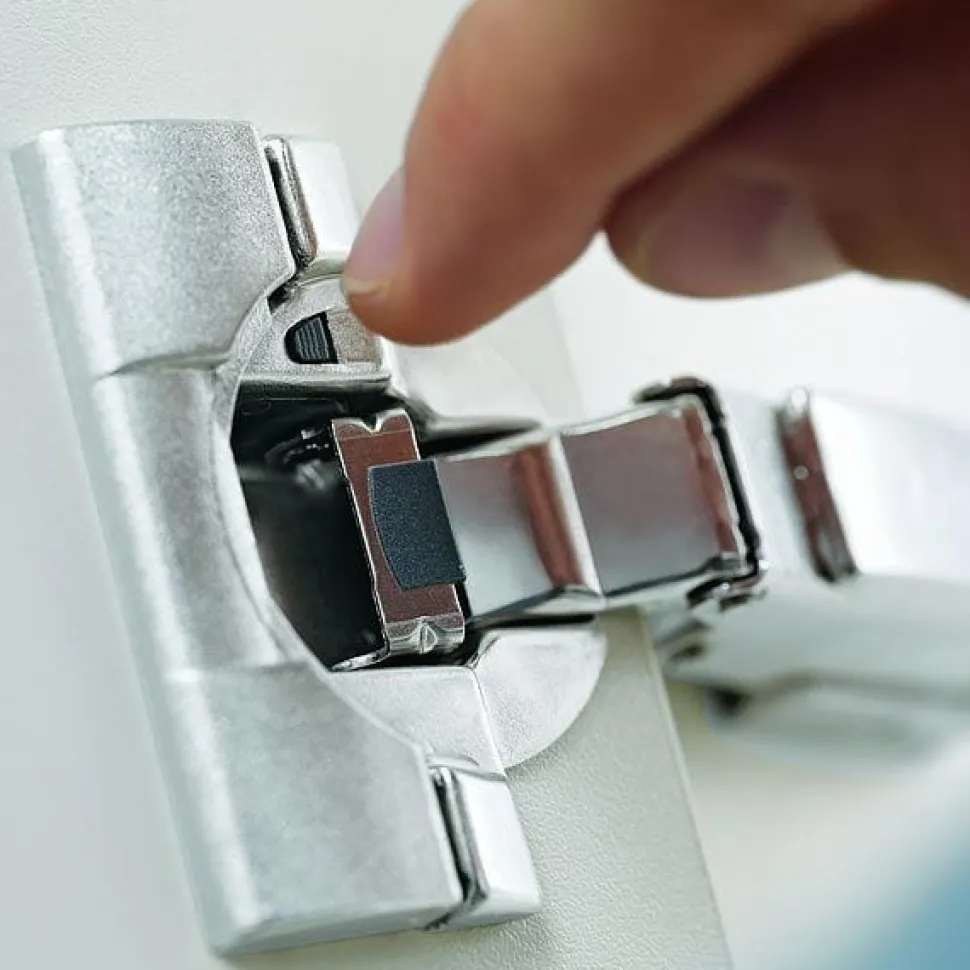 Clip Top Hinges for Frameless Cabinets Full Overlay 110 Degree with BLUMOTION 1 Pair