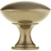 Contemporary Knob 1-9/16" D Champagne Bronze