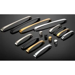 Contemporary Pull Aurum Brushed Gold 5-1/16
