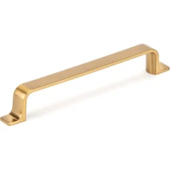 Contemporary Pull with Rounded Corners and L-shaped Feet 6-5/16