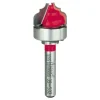 39-532 Cove And Bead Groove Router Bit with Top Bearing 1/4" SH 3/4" D 31/64" CL 1/8" R