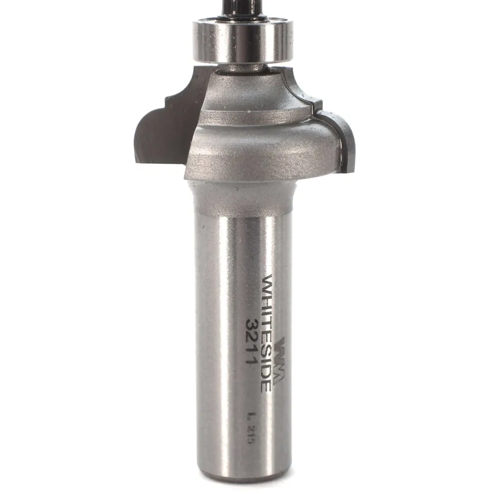 3211 Cove And Bead Router Bit 1/2" SH 5/32" R 1-1/8" D X 1/2" CL X 2-1/4" OL
