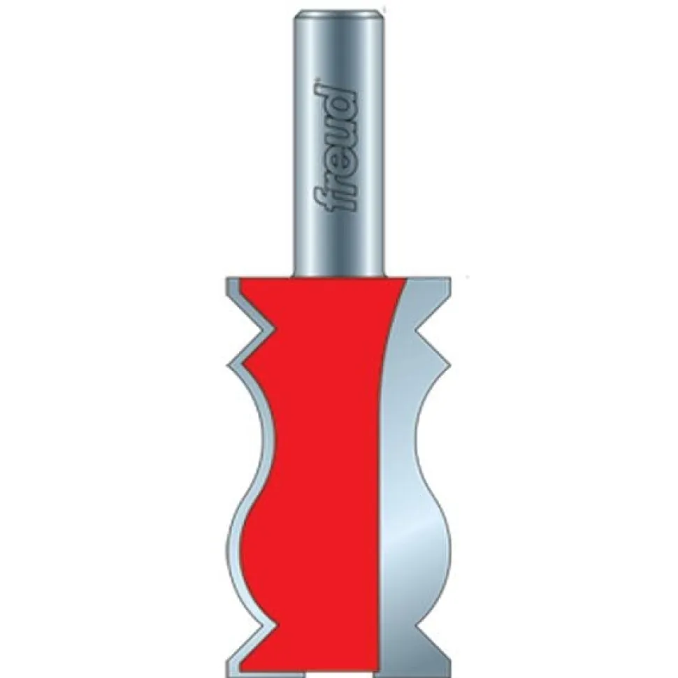 Crown Molding Router Bit 1/2" SH 1-1/4" D 2-1/4" CL 3-3/4" OL