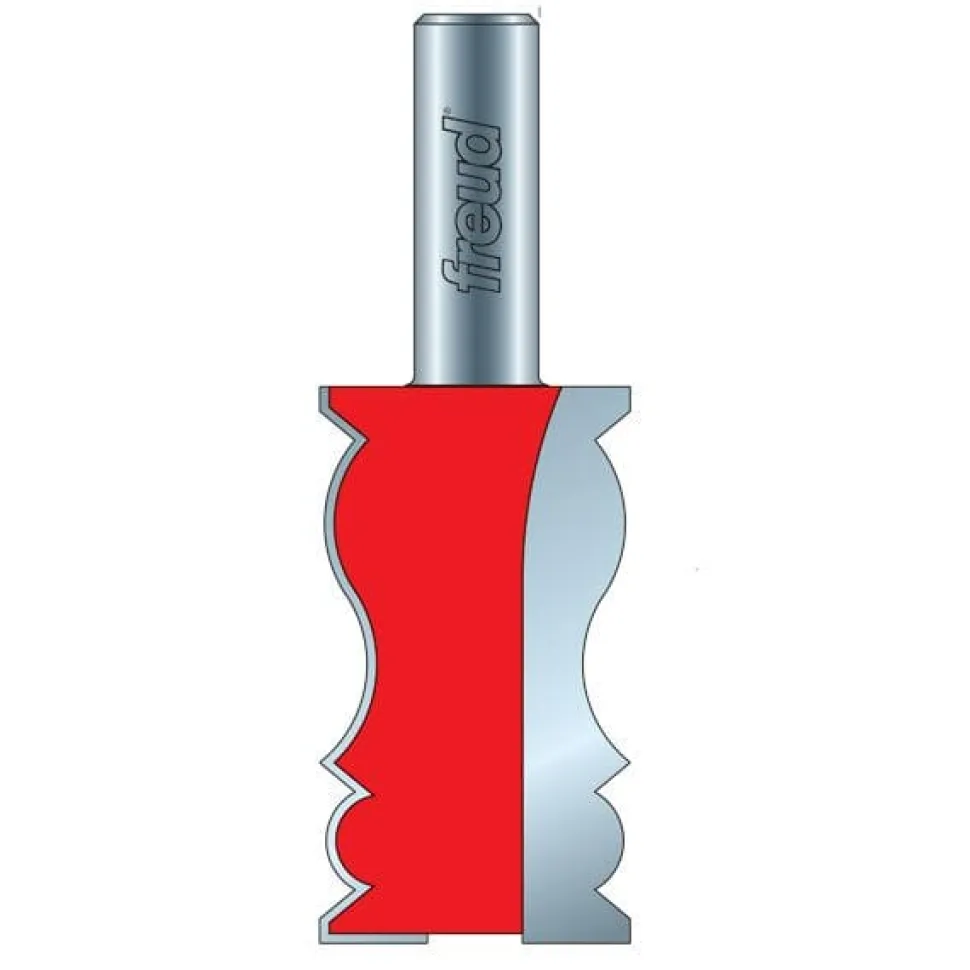 Crown Molding Router Bit 1/2" SH 1-1/4" D 2-1/4" CL 3-3/4" OL