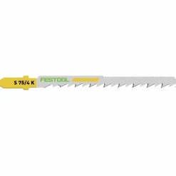Curve Cut Wood Jigsaw Blades, 75mm L, 4 pitch, 5 pack