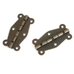 Decorative Box Hinge with Screws Pair