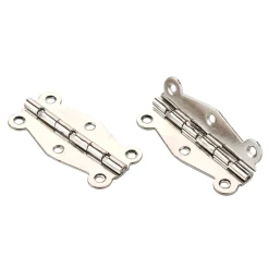 Decorative Box Hinge with Screws Pair