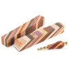 Diagonal Cut Laminated Pen Blanks 3/4" x 3/4" x 5" 2 Piece