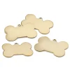 Dog Bone Engraving Blank Brass 4 Piece