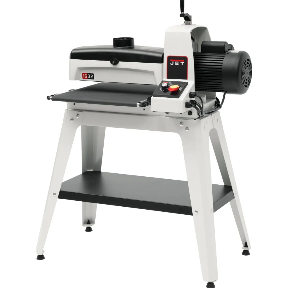 16" Drum Sander with Open Stand 1-1/2 HP 1 Ph 115V JWDS-1632