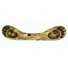 Dual Bear Track Pull, Antique Brass, Model 169AB