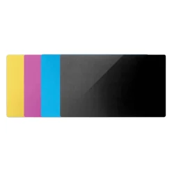 Engravable Metal Business Cards Multicolor Aluminum 20 Piece