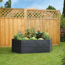 ERGO Modular Raised Bed Hexagon Double Unit Set