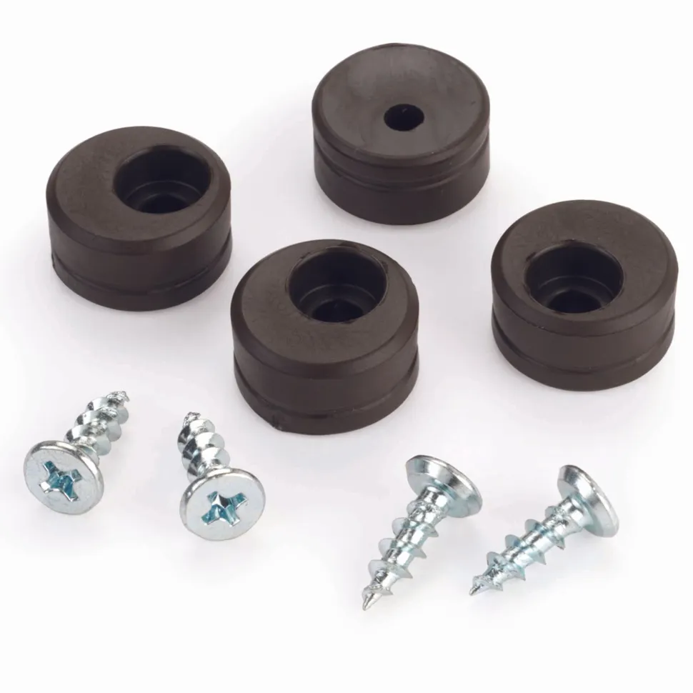 Euro Door Stop for Inset Doors Brown 10 Piece