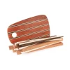 Exotic Cutting Board Kit 3/4" x 10" x 16" Andira, Hard Maple & Wenge