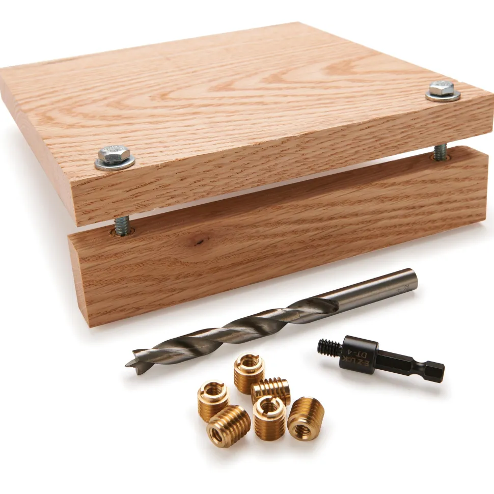 E-Z Knife 1/4-20 Threaded Insert Kit Brass