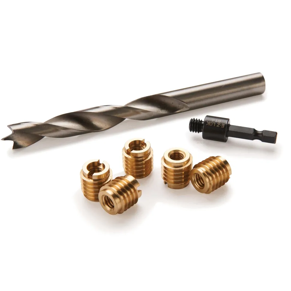 E-Z Knife 5/16-18 Threaded Insert Kit Brass